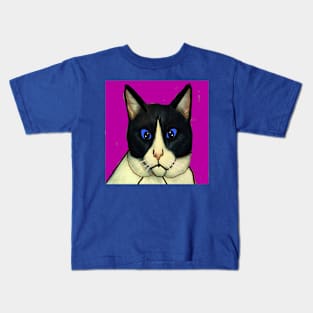 Cat Art Design Kids T-Shirt